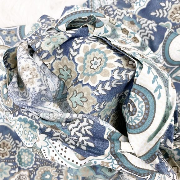 Pottery Barn Bedding Pottery Barn Blue Jordana Paisley Percale